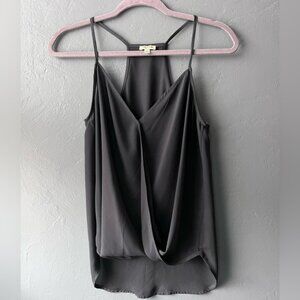 Lily White Grey Blouse M